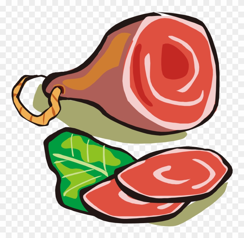 Ham Delicatessen Meat Food Clip Art - Illustration #1301894