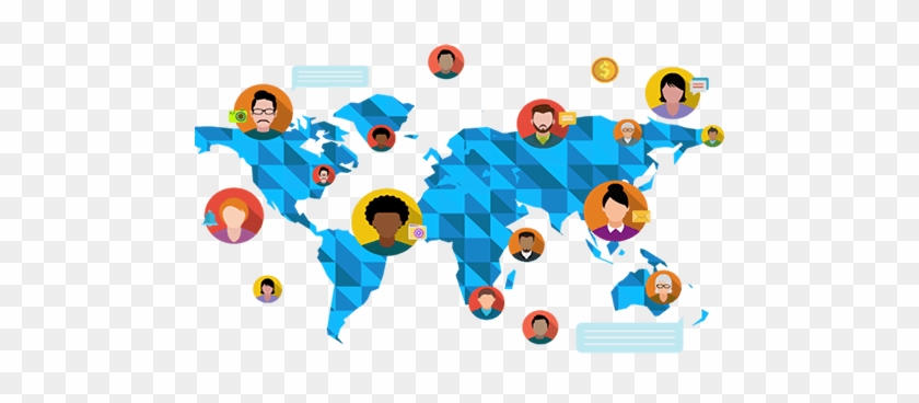 Social Media Clipart Social Service - การ สื่อสาร ไร้ พรมแดน #1302102