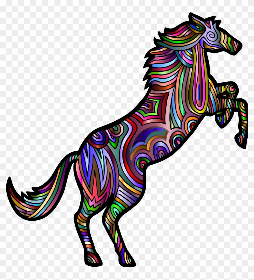 Stylized Horse 2 - Gambar Binatang Warna Warni #1302242