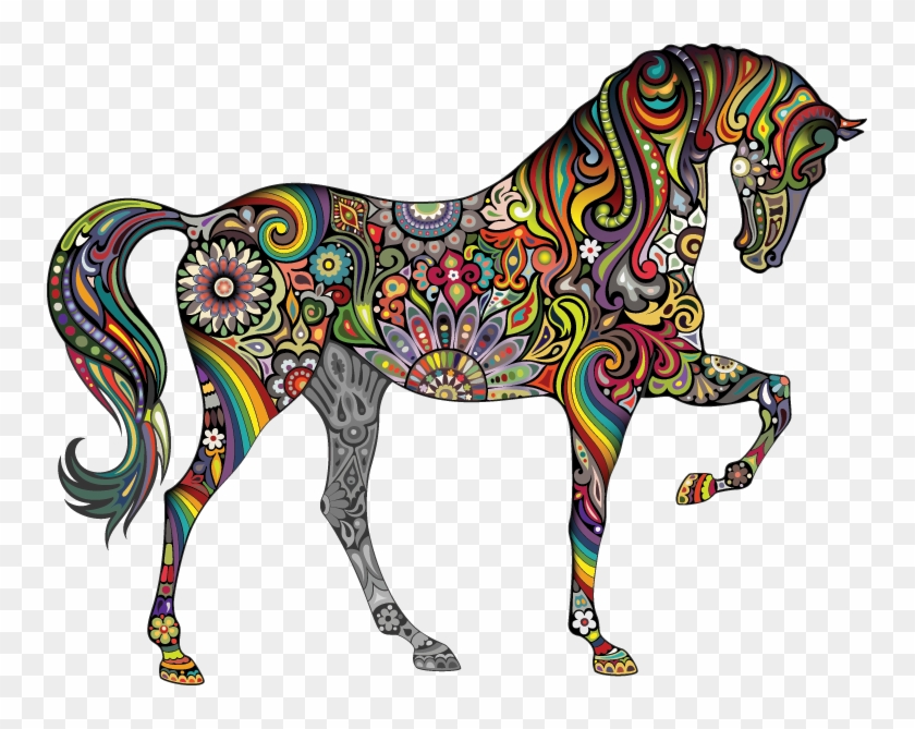 The Multi-colored Horse Of My Imagination - Horse Of A Different Color #1302247