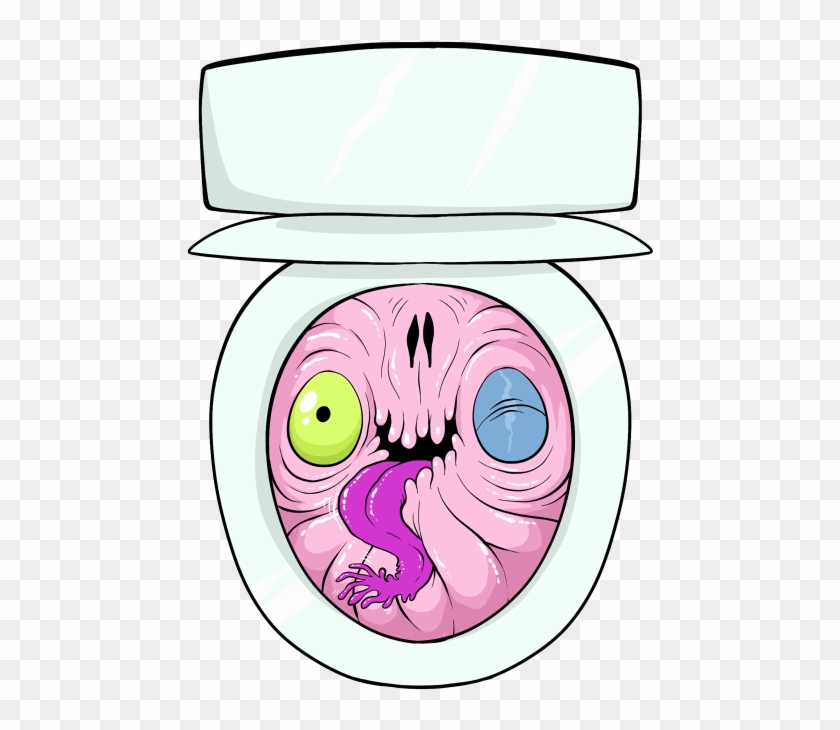 Toilet - Cartoon #1302336