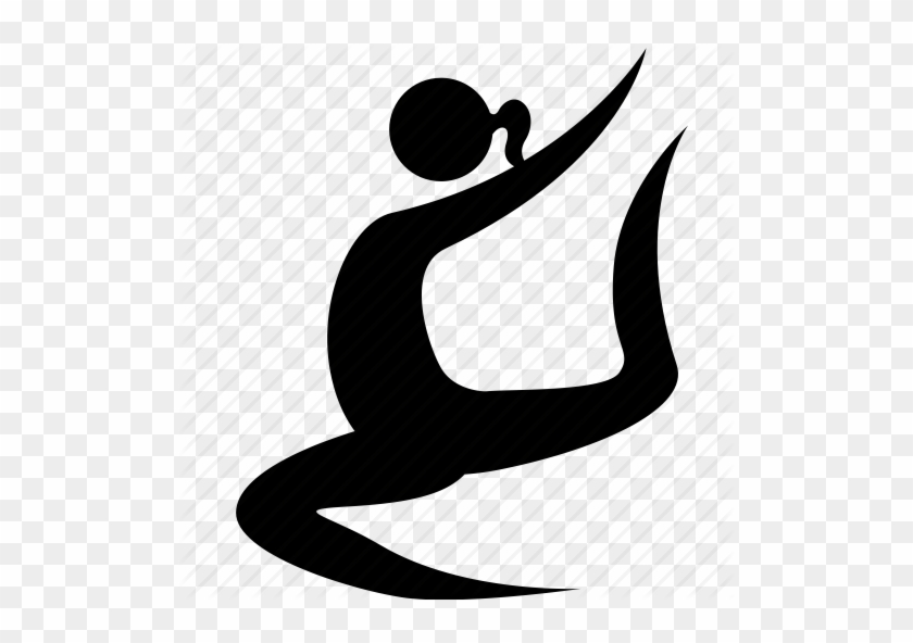 Olympic Games Clipart Olympic Gymnast - Gymnas Sport Logo Icon #1302380
