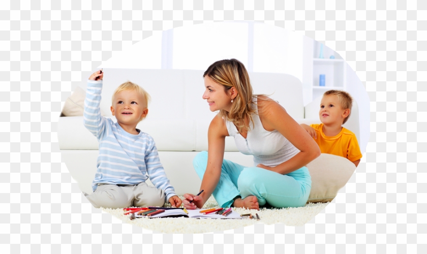 Carpet Cleaning Steam Cleaning Maid Service - Family On Carpet #1302396