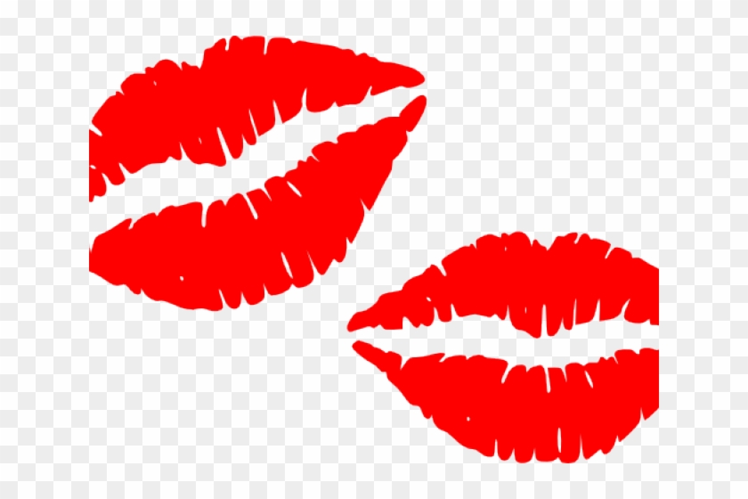 Red Lips Clipart 13 600 X 269 Carwad Net - Car Decals For Girls #1302410