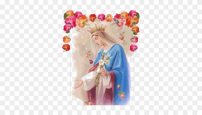 Mother`s Day Clipart May Crowning - Mama Mary Birthday September 8 #1302429