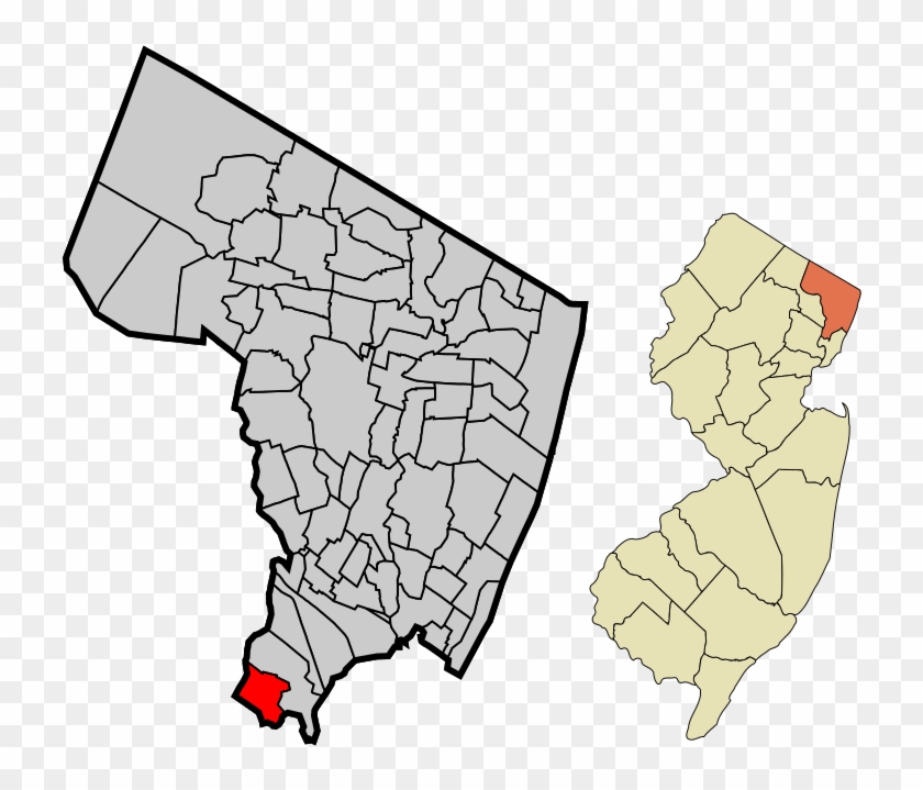 Bergen County New Jersey Incorporated And Unincorporated - Woodcliff Lake Nj Map #1302486