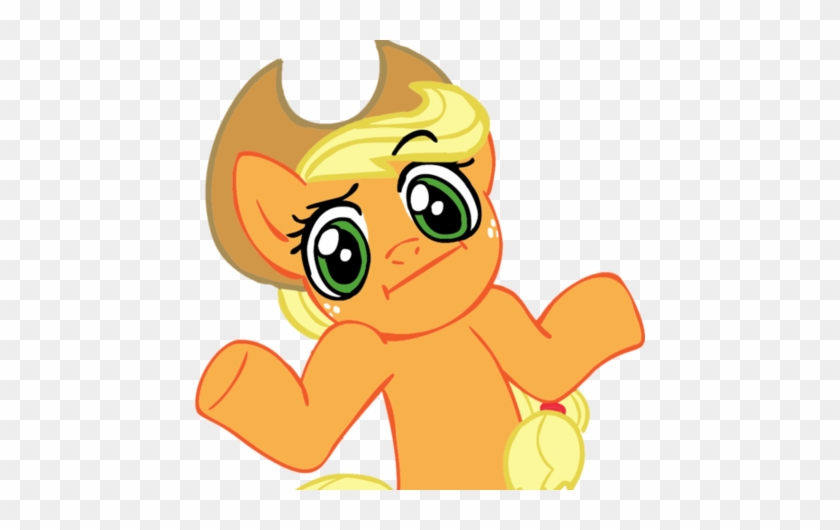 Applejack, Looking At You, Safe, Shrug, Shrugpony, - Tf2 Pony Gif Sprays #1302487