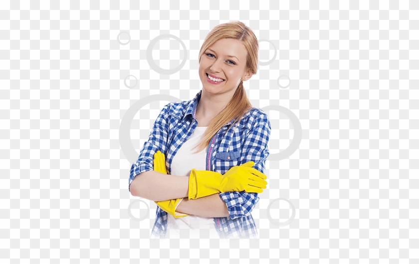Photo Illustration Of A Smiling Cleaner - Cleaner #1302549