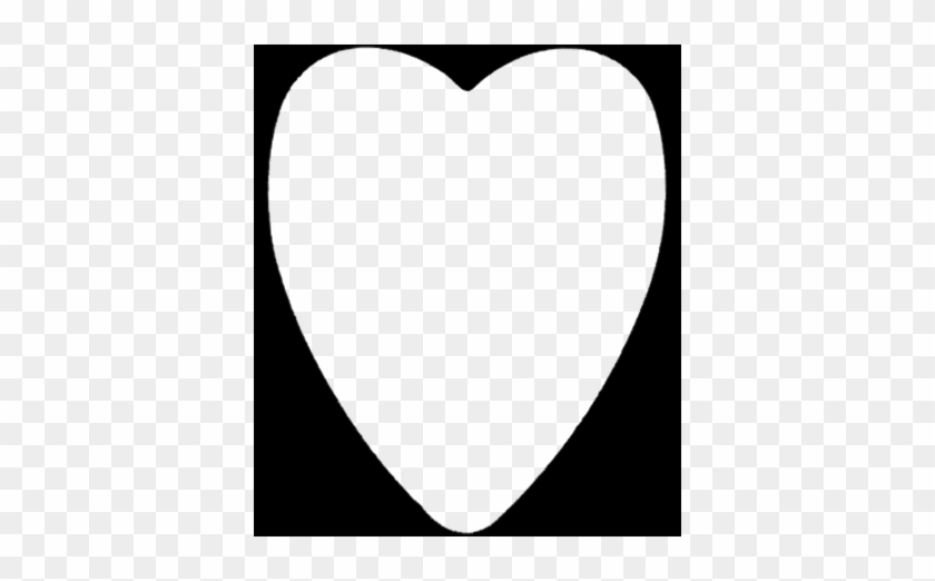 Wedding Heart Full Colour Double Sided Print - Guitar Pick Vector Template #1302615