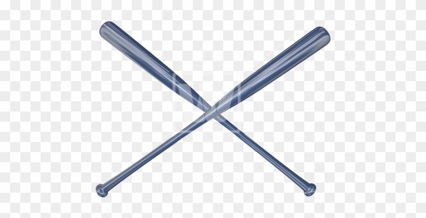 Baseball Bats - Crossed Baseball Bats Png #1302737