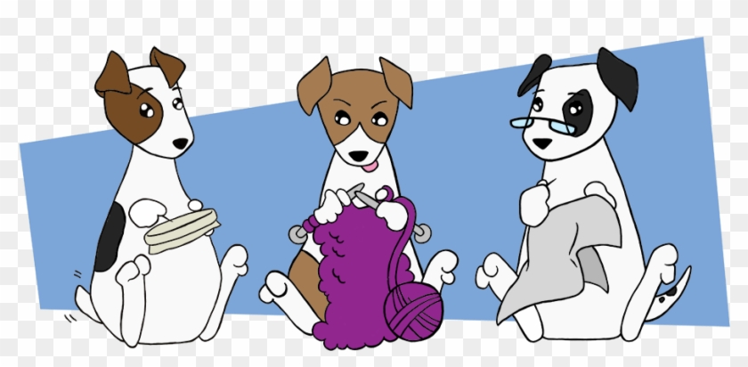 Three Dogs Stitching - Cartoon #1302755