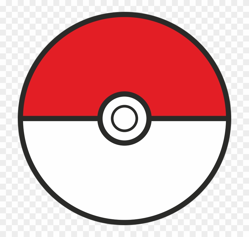 Pokeball Flat Png Transparent - Pokeball Png #1302834