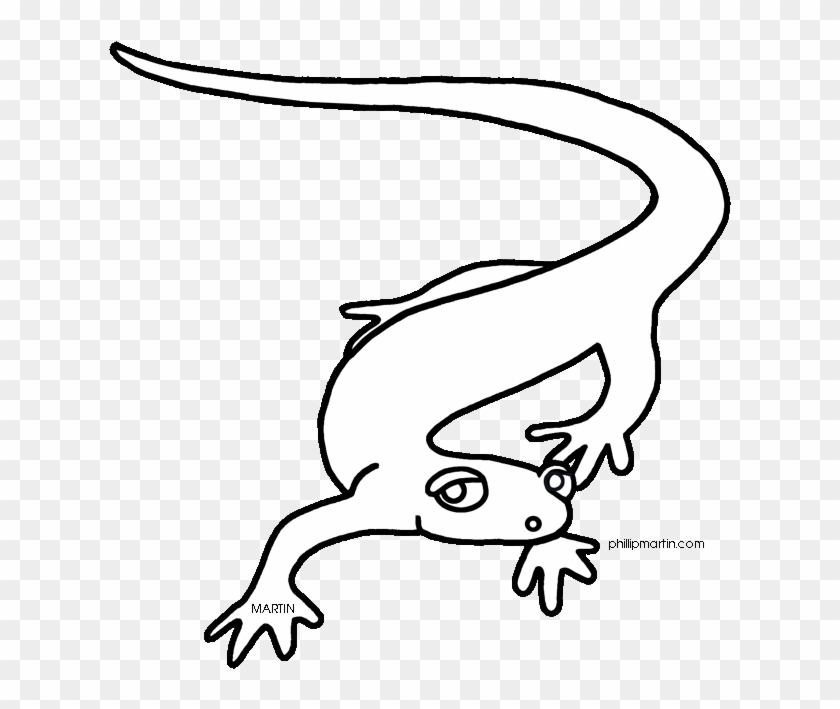 Salamander Clip Art - Reptile #1302893