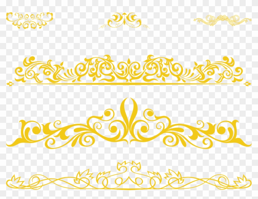Scalable Vector Graphics - Yellow Lace Vector Png #1302945