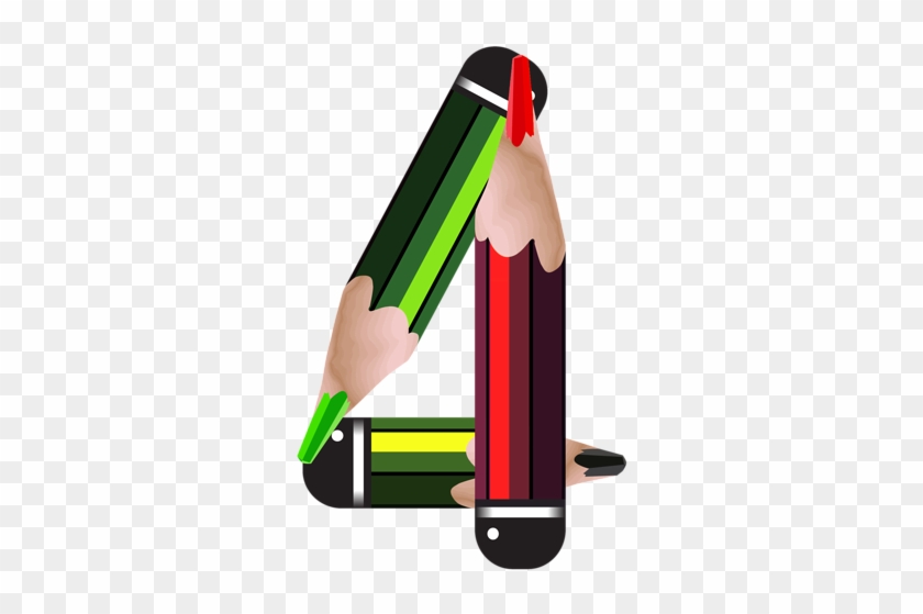 0, - Pencil Numbers Clipart #1302960