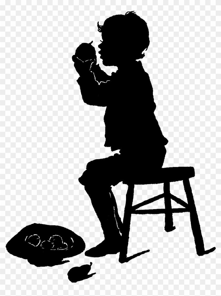 Digital Antique Boy Silhouettes Images - Vintage Boy Silhouette #1303020