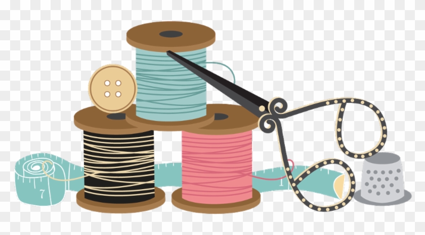 First Class - Sewing Supplies Clipart #1303069