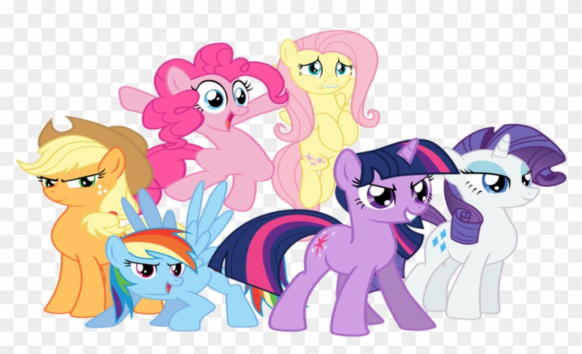 Pony Clipart Rainbow Dash - My Little Pony The Mane Six Ready #1303085