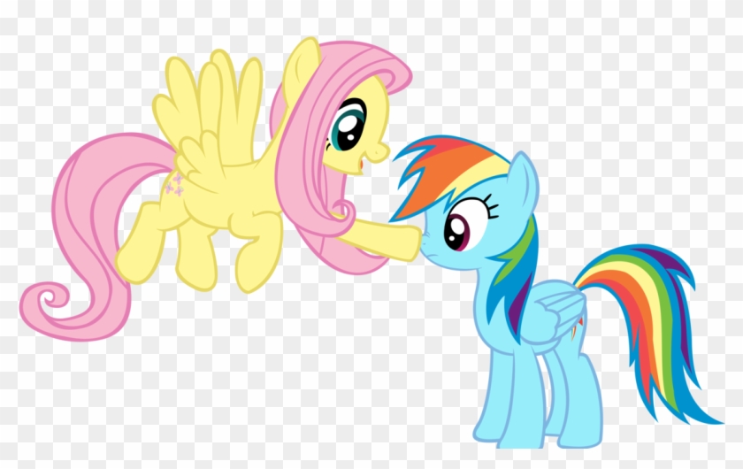 Fluttershy And Rainbow Dash By Sofunnyguy - Fluttershy Rainbow Dash My Little Pony #1303124