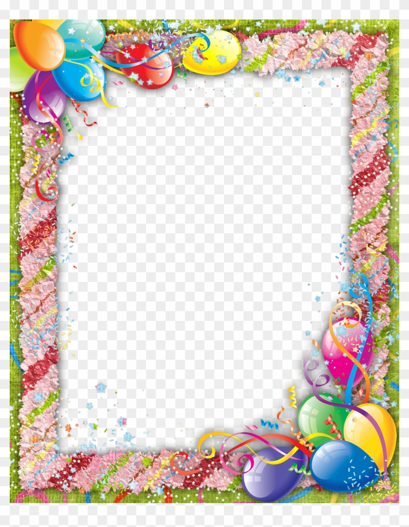 Transparent Birthday Png Frame - Birthday Frame Png #1303138