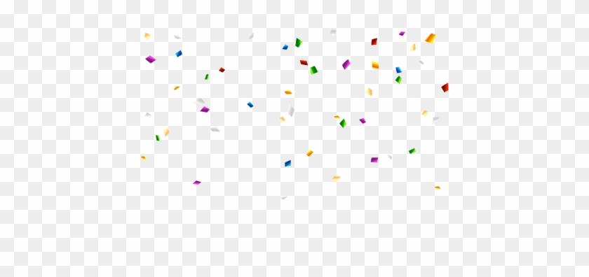 Transparent Confetti Image - Confetti Border Clipart Png #1303157