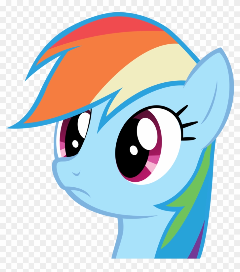 Image - My Little Pony Rainbow Dash Head #1303158