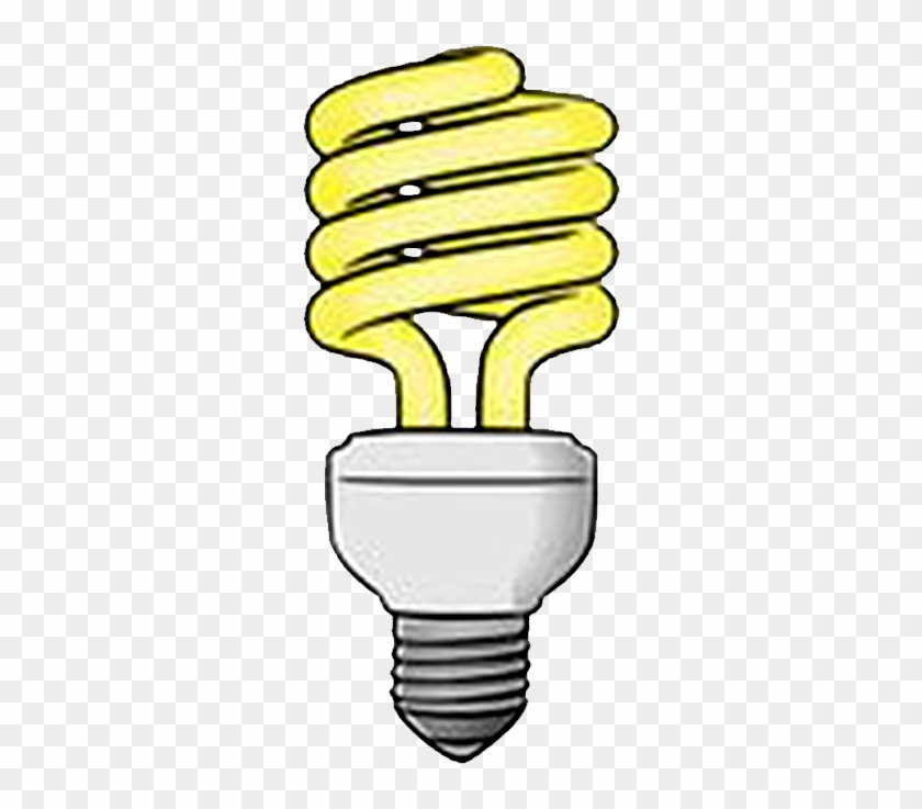 Fluorescent Light Bulb Clipart - Incandescent Light Bulb #1303219