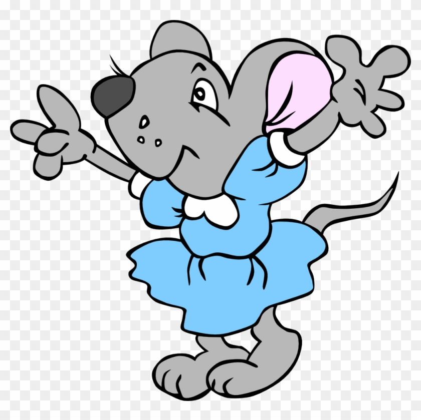 Girl Mouse Clipart - Girl Mouse Clipart #1303261