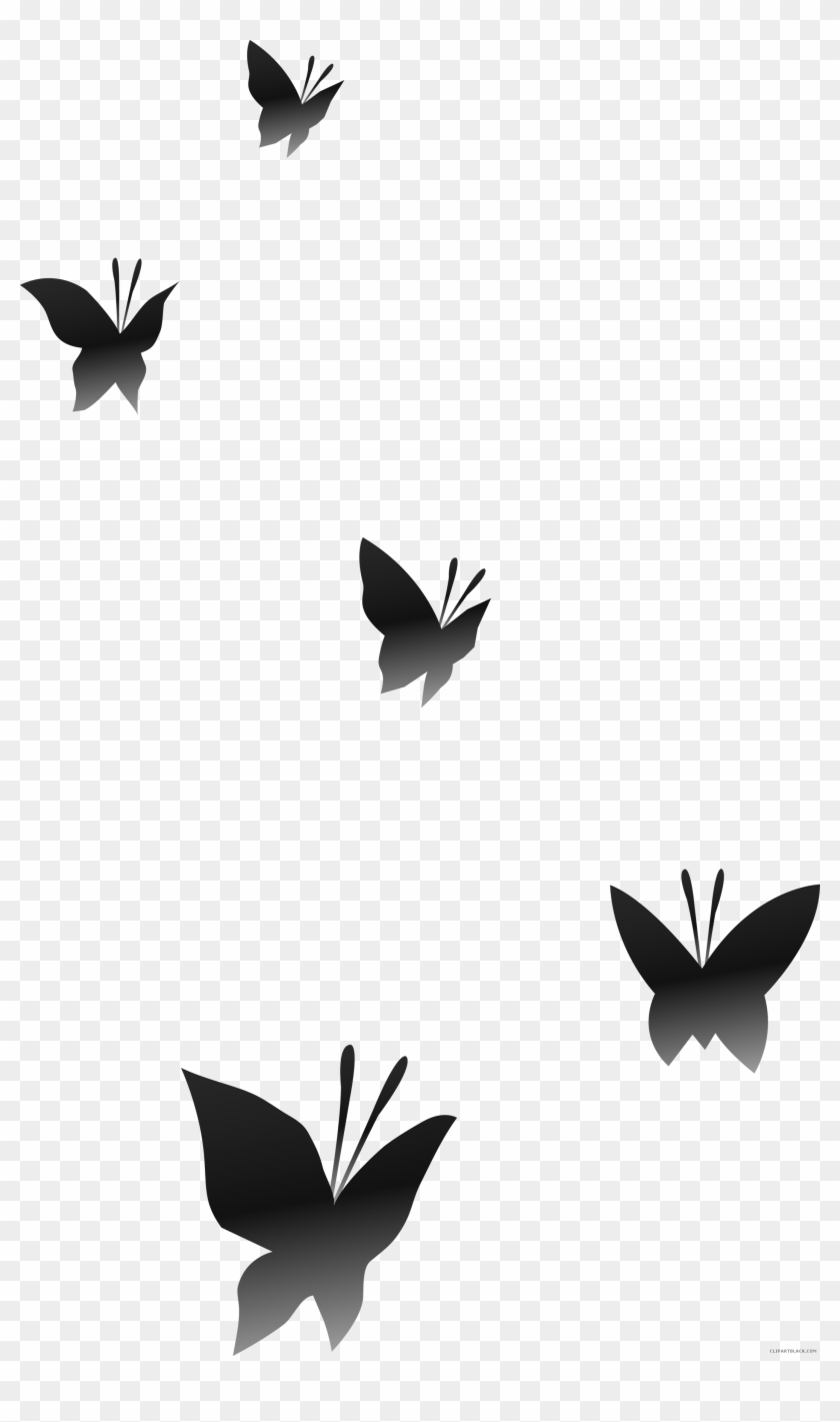 Butterfly Huge Animal Free Black White Clipart Images - Transparent Background Butterflies Clipart Png #1303288