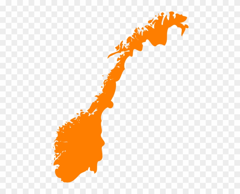 Norway Map Silhouette #1303300