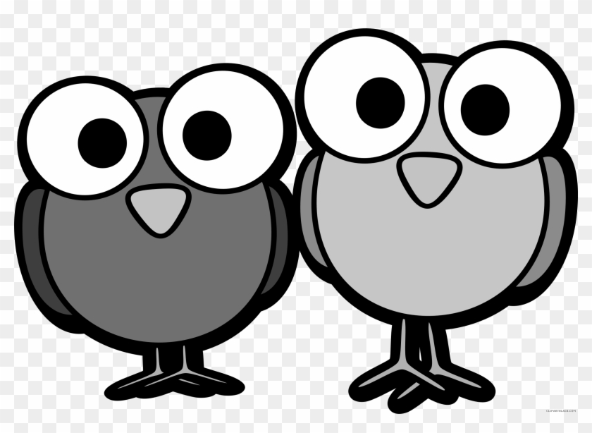 Huge Bird Animal Free Black White Clipart Images Clipartblack - Cute Cartoon Bird Png #1303307