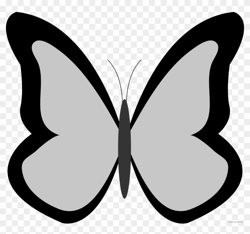 Butterfly Huge Animal Free Black White Clipart Images - Butterfly #1303308