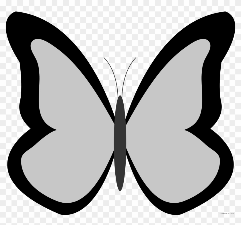 Butterfly Huge Animal Free Black White Clipart Images - Butterfly #1303308