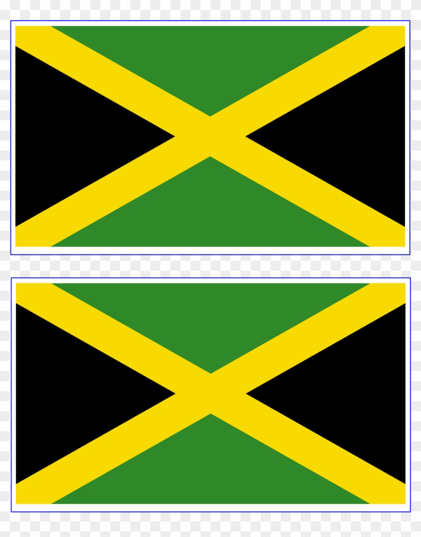 Free Printable Jamaica Flag - Flag Of Jamaica #1303324