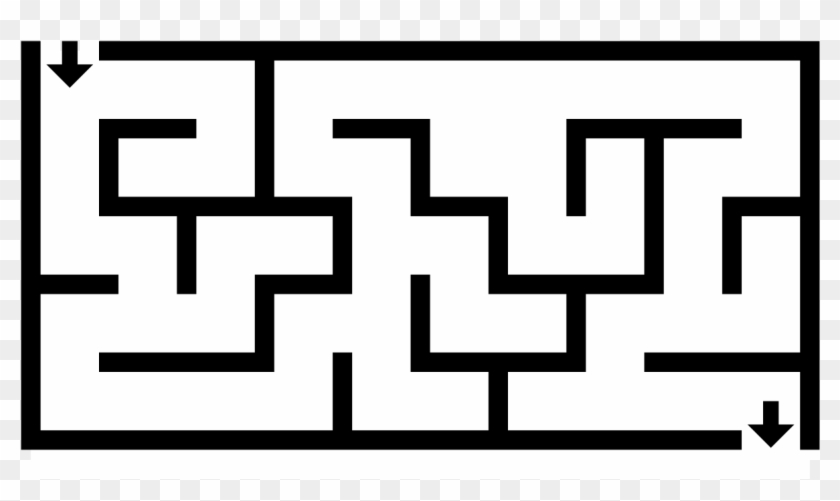 File - Simple Maze - Svg - Wikipedia - Right Hand Rule Maze #1303338