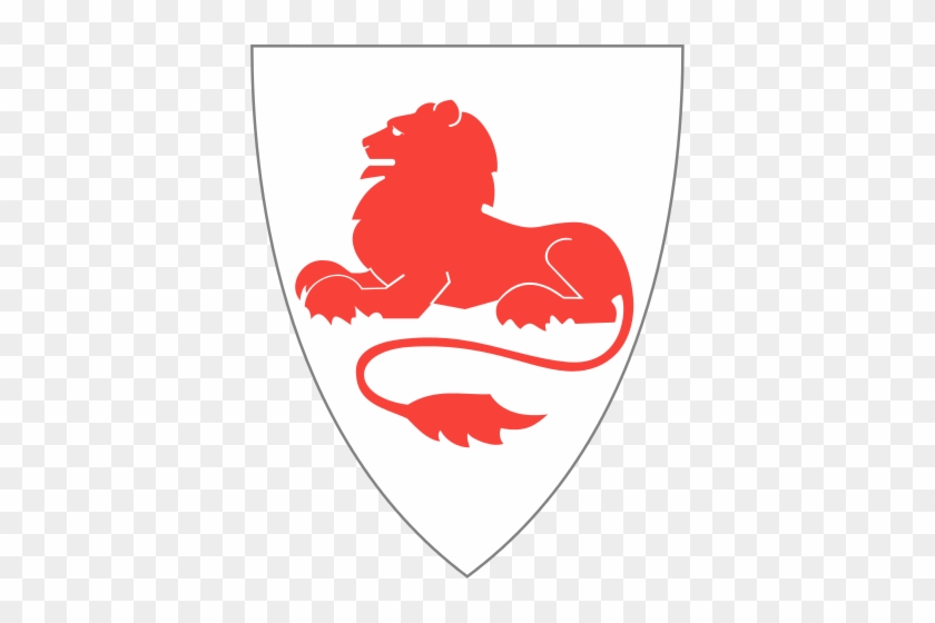 Coat Of Arms Rødøy Municipality In Nordland County, - Kommunevåpen Løve #1303343