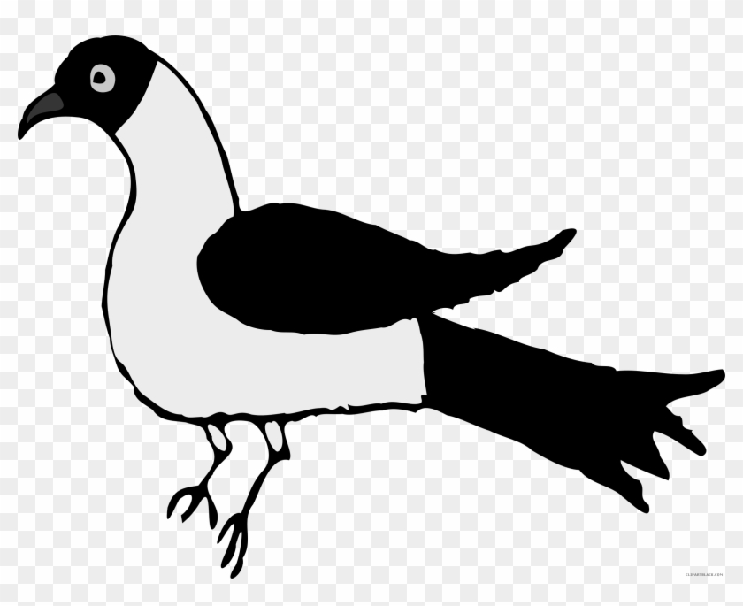 Huge Bird Animal Free Black White Clipart Images Clipartblack - Clip Art #1303365