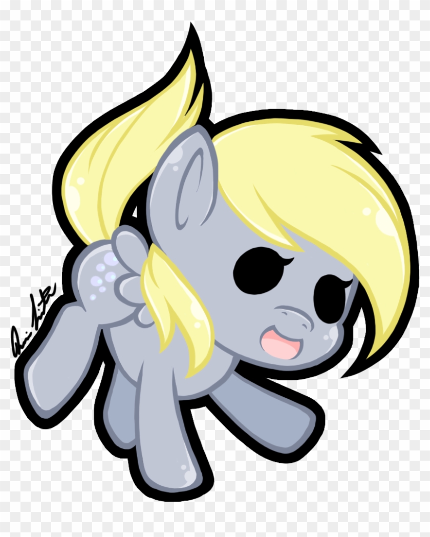 J Lin Mlp, Chibi, Cute, Derpabetes, Derpy Hooves, Female, - Cartoon #1303397