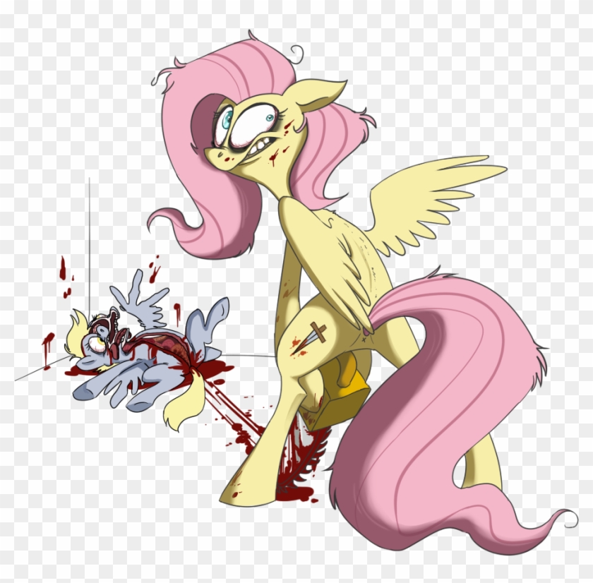 Secretstabby, Bipedal, Blood, Chainsaw, Derpy Hooves, - Derpy Llama Drawing #1303433