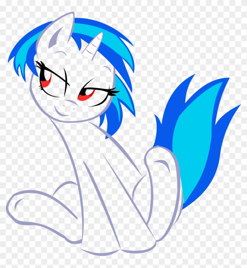 Vinyl Scratch Vector Vinyl Scratch Vector B - Cartoon #1303524