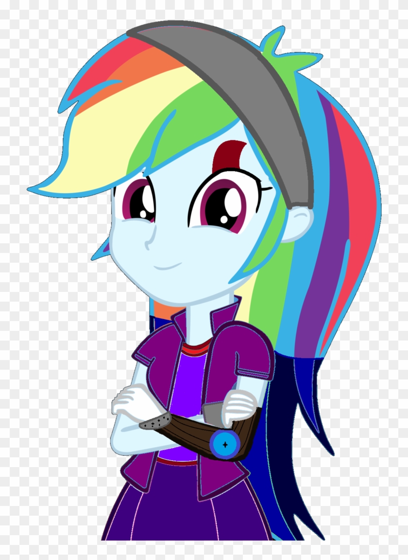 Rainbow Sonic - Vector - Oc - Equestria Girl By Lunastardash - Horror Mlp Rainbow Factory #1303559