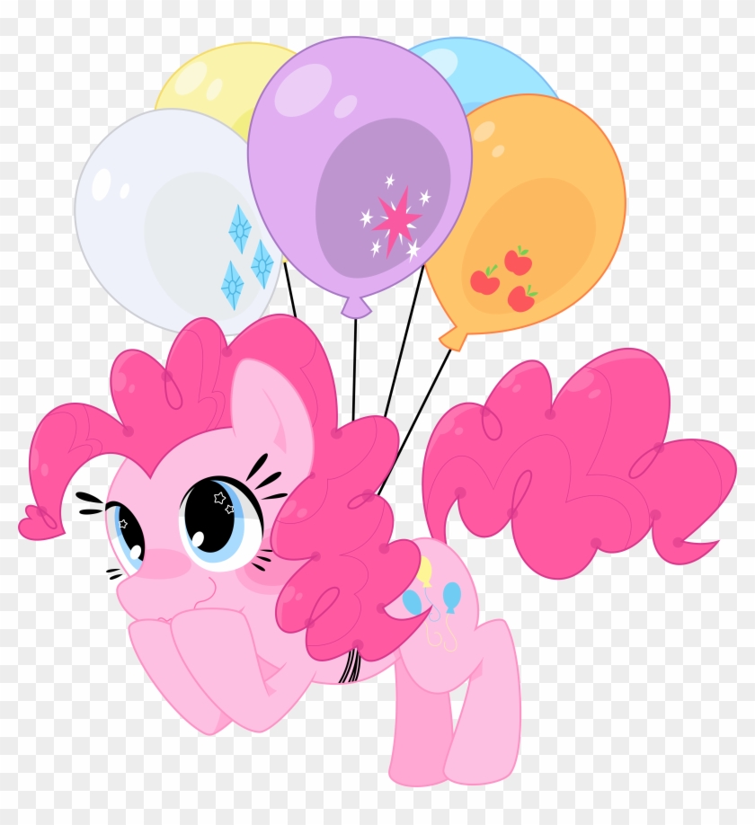 my little pony with balloons