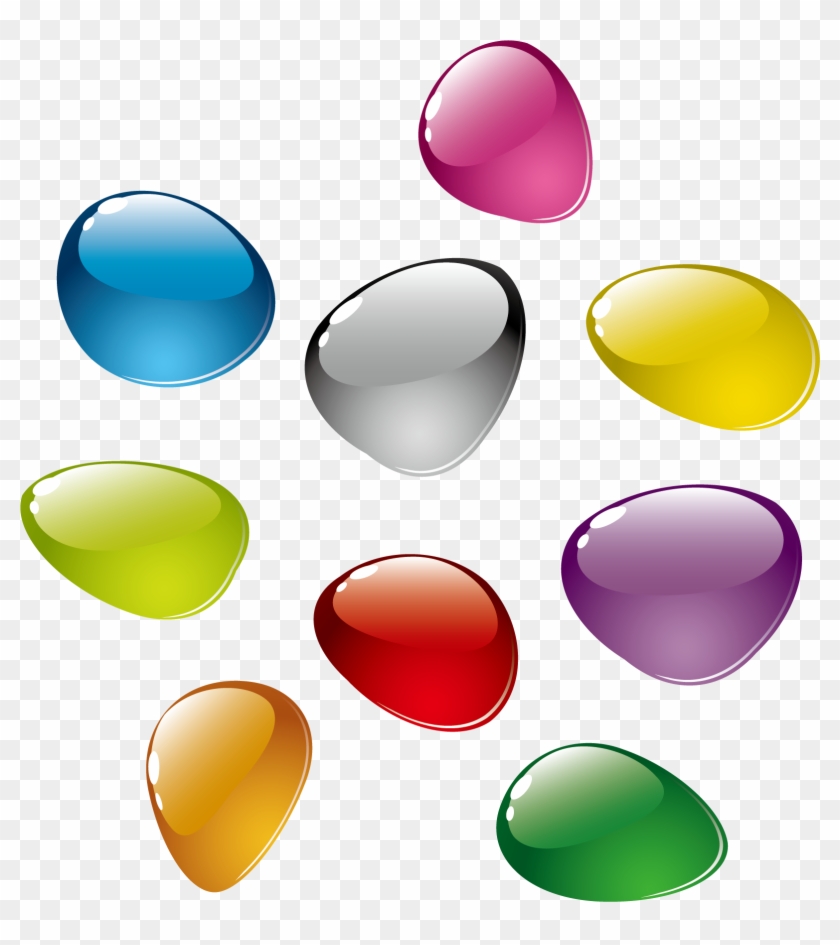 Rock Pebble Color - Clip Art #1303657