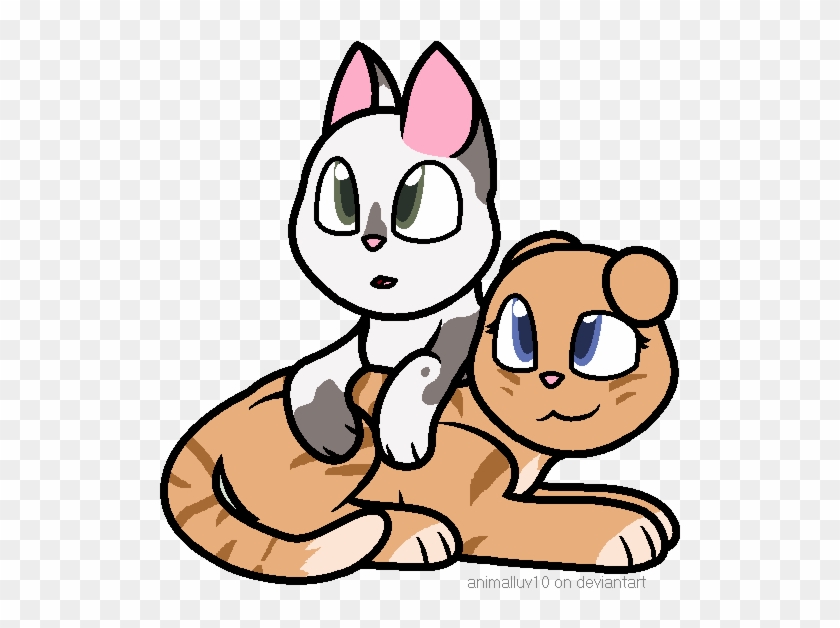 Pebbles And Munchkin By Dragonsoulmew - Digital Art #1303659