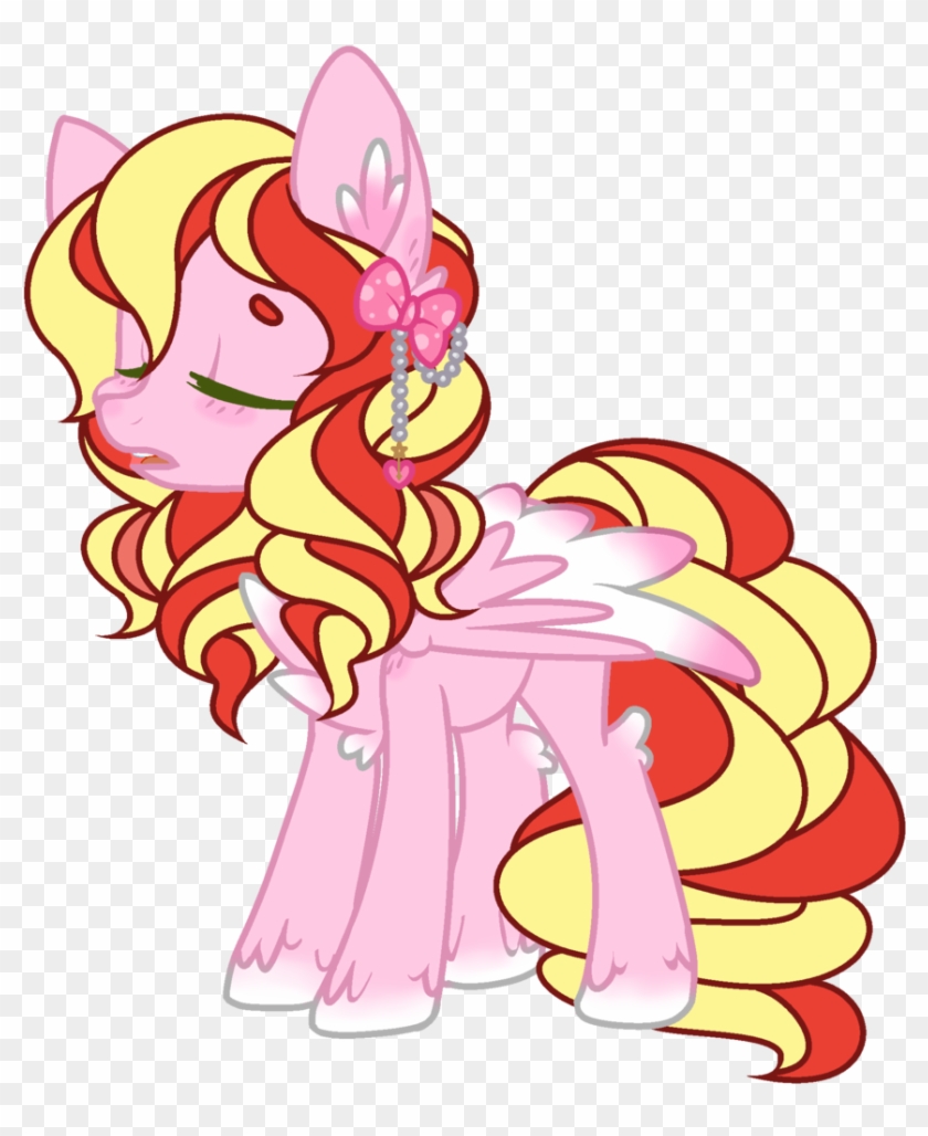 Angelamusic13, Eyes Closed, Female, Mare, Oc, Pegasus, - Cartoon #1303744
