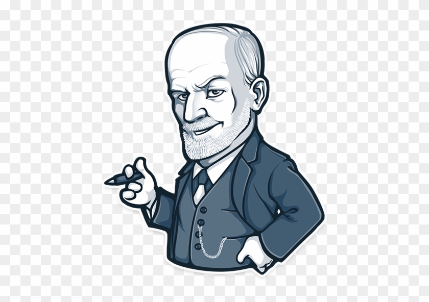 Telegram Launched A New Kind Of Stickers A Free Emotion-based - Freud Sticker Telegram #1303821