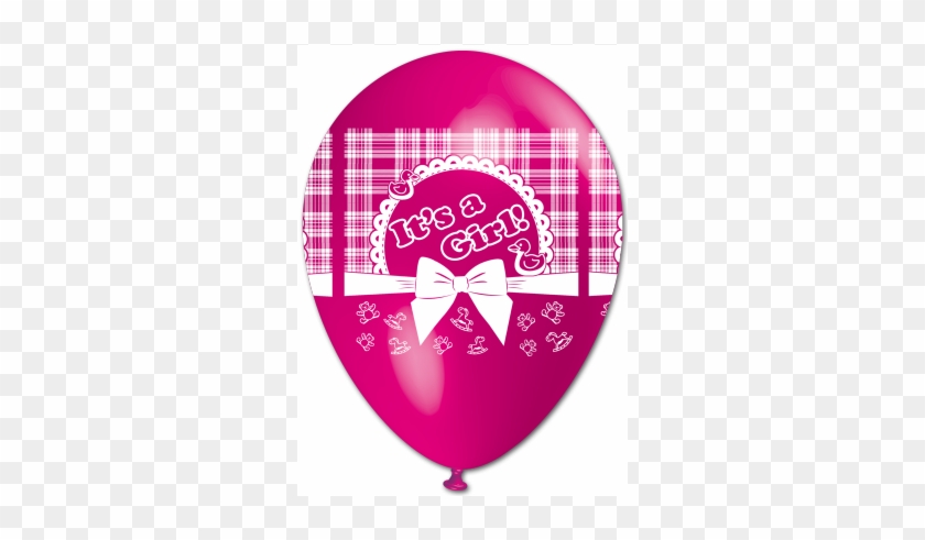 "it's A Girl" Trükiga 30cm/12" Õhupallid - Toy Balloon #1303823