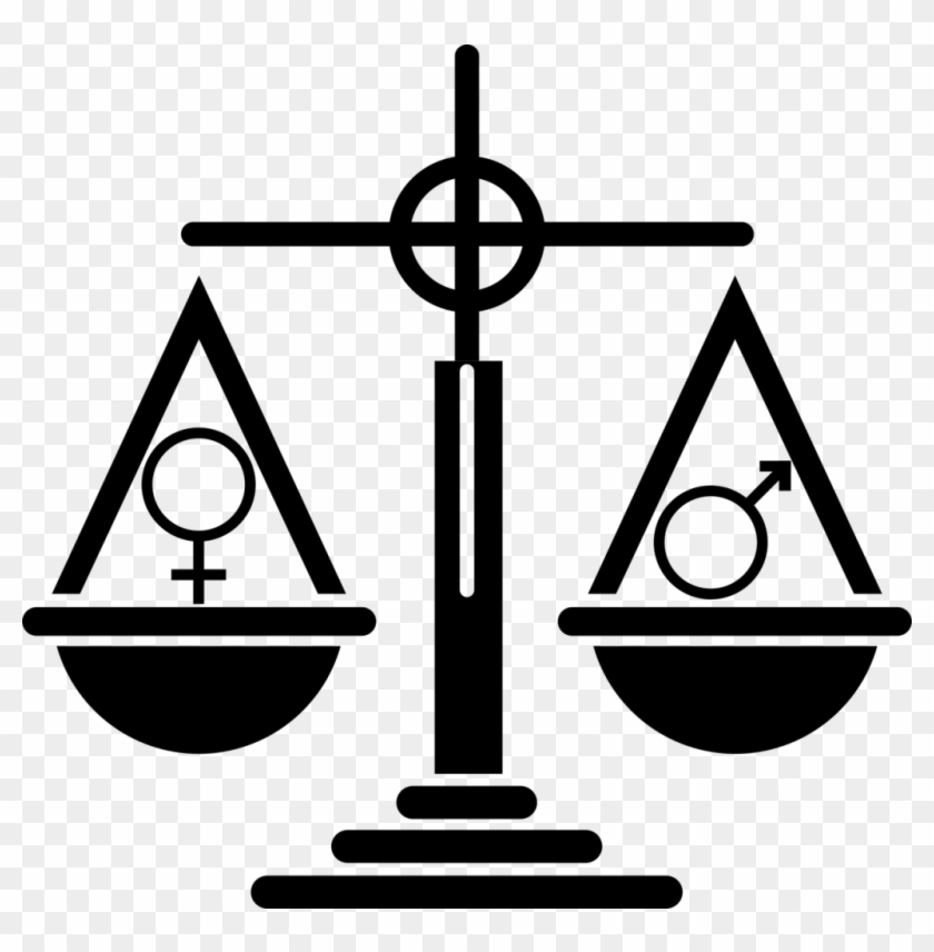 International Women's Day And The Three Badass Women - Scales Of Justice Clip Art #1303846