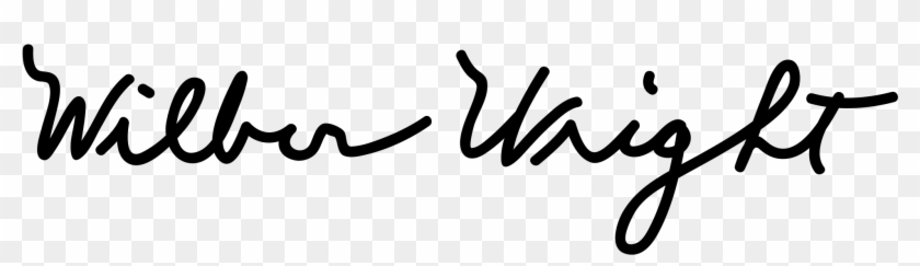 2000px Wilbur Wright Signature 2016 12 27 - Wilbur Wright Signature #1303983