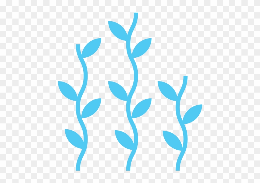 Seaweed Clipart Blue - Blue Seaweed Clipart #1304008